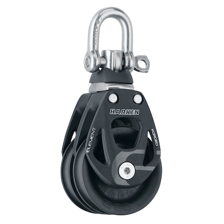 Harken 60mm Double Aluminum Element Block w/Swivel 6269